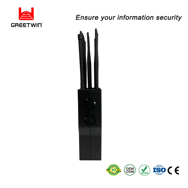 2.5dBi 天线手持式信号屏蔽器 16000mAH 21 频段 LTE Lojack