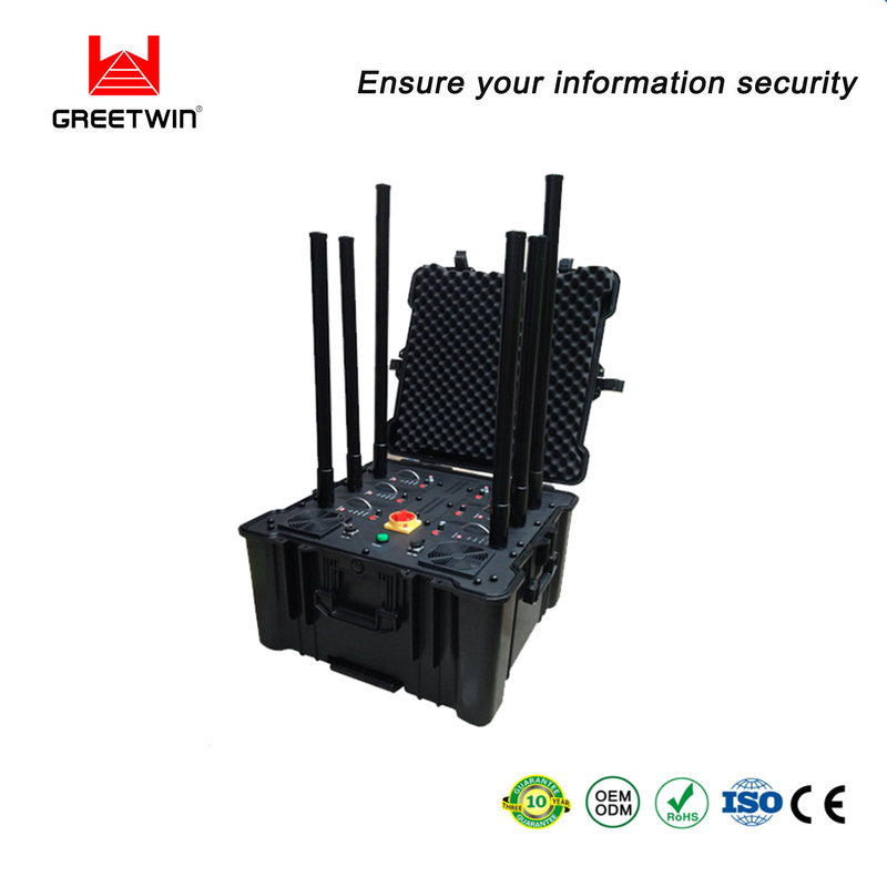 ISO9001 560W 便携式信号阻断器 50AH 鹈鹕细胞信号阻断器