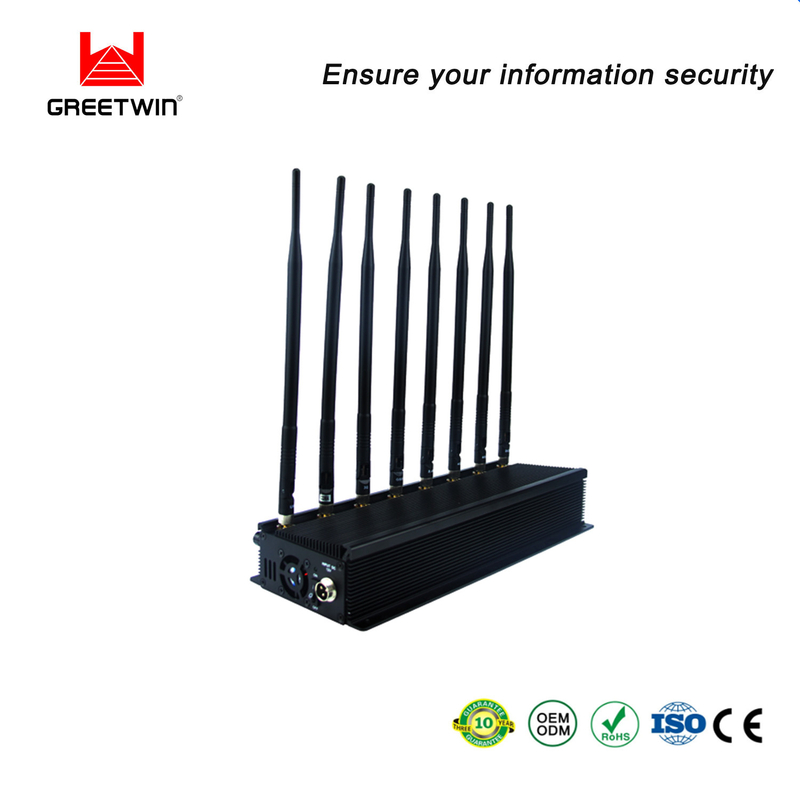 16.5W 2.5dBi 手机信号屏蔽器 WiFi 蓝牙信号射频干扰器