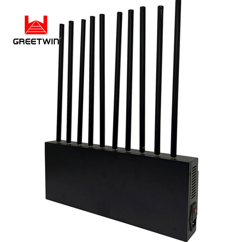 VHF UHF 4G 5G 电话信号屏蔽器电话 Wifi GPS 8-10w