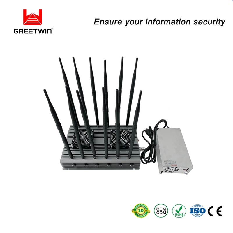 5G 60m VHF UHF Wifi GPS Blocker 干扰手机 2g 3g 4g 5g Lojack