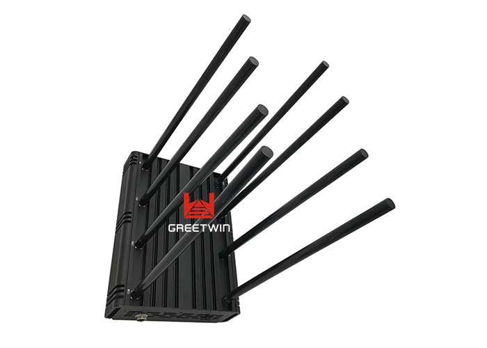 8 天线台式 GSM DCS 3G 4G WIFI 手机信号屏蔽器套装，适用于欧洲