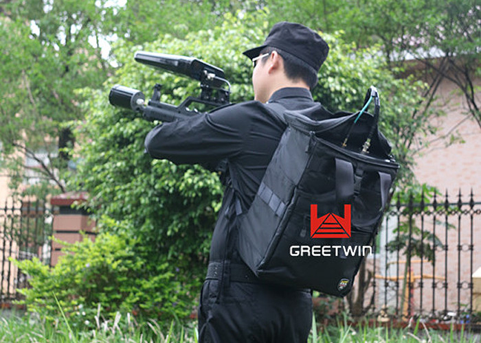 Manpack 无人机手机信号阻断器设备便携高集成度