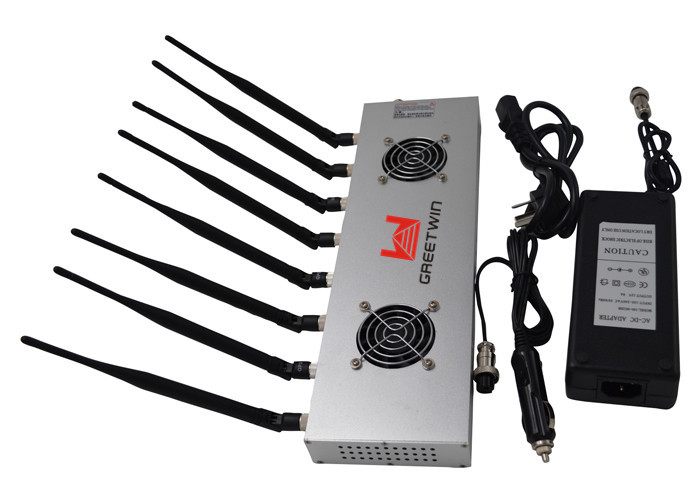 16W 强大的 WiFi 蓝牙 3G 4G 手机干扰器，重量轻