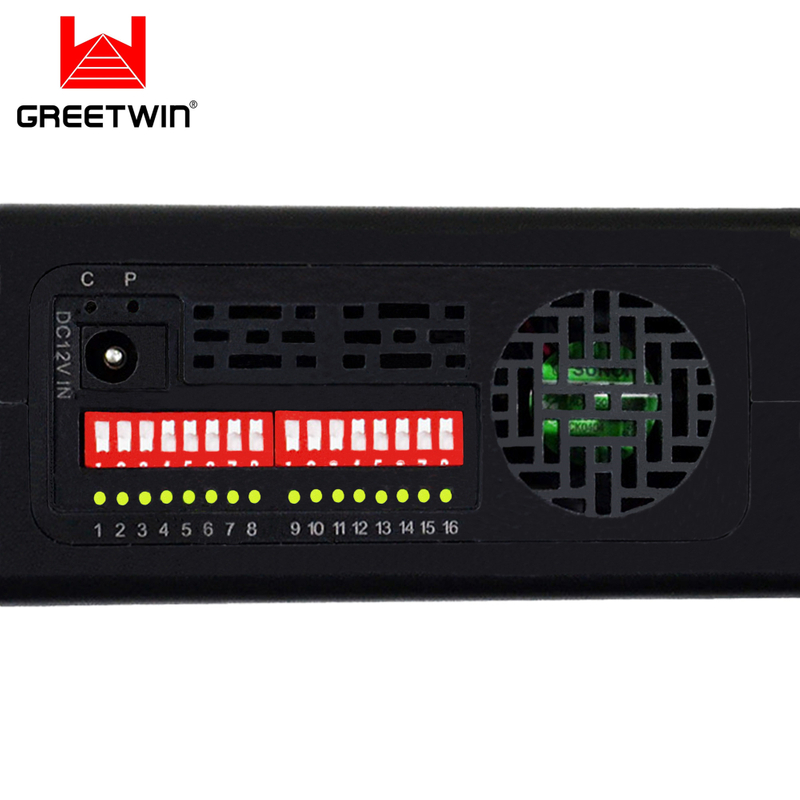 16 天线手持式拦截器 30M 干扰 2g 3G 4G 5g WiFi GPS 信号干扰器