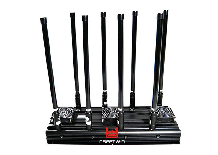 160W大功率2G 3g 4g信号屏蔽器WIFI手机信号屏蔽器最长150m