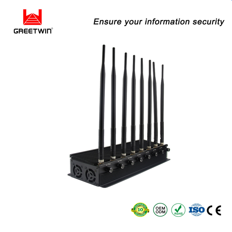 16.5W 2.5dBi 手机信号屏蔽器 WiFi 蓝牙信号射频干扰器