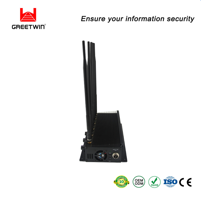 CDMA 2.5dBi 天线桌面移动干扰器 UHF VHF LOJACK GPS 拦截器
