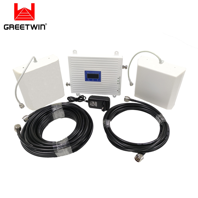 60dB GSM 2g 3G 4G 移动信号增强器三频 900/1800/2100MHz