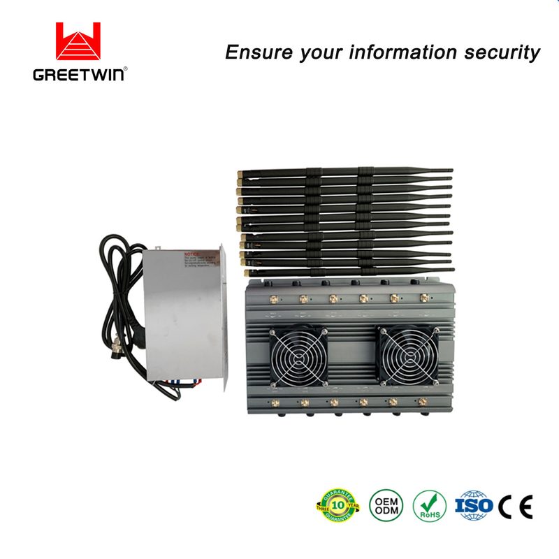5G 60m VHF UHF Wifi GPS Blocker 干扰手机 2g 3g 4g 5g Lojack