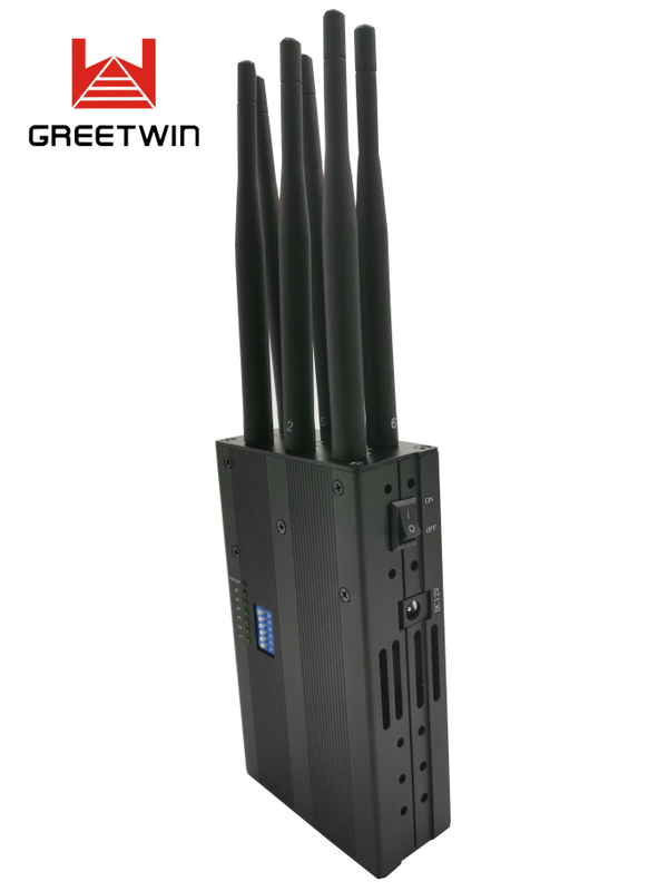 LTE 700MHz LTE2300MHz LTE2600MHz 6 频段便携式 3G 4G 手机信号屏蔽器