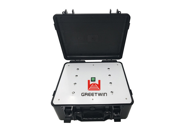 8 通道 GPS、Lojack、2G、3G、4G、WIFI、便携式遥控监狱干扰器