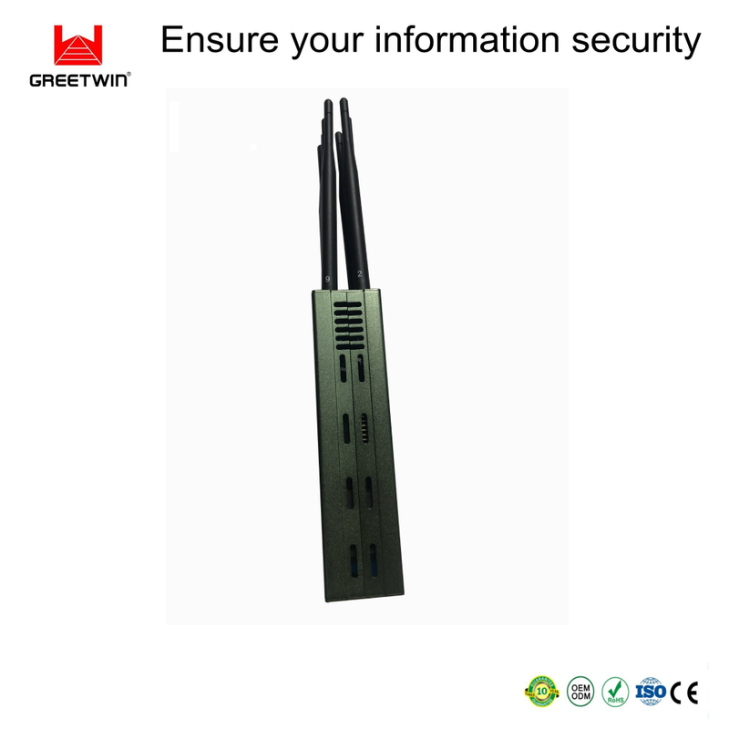7W 20 米 2.5dBi 天线便携式射频干扰器 3G 4G