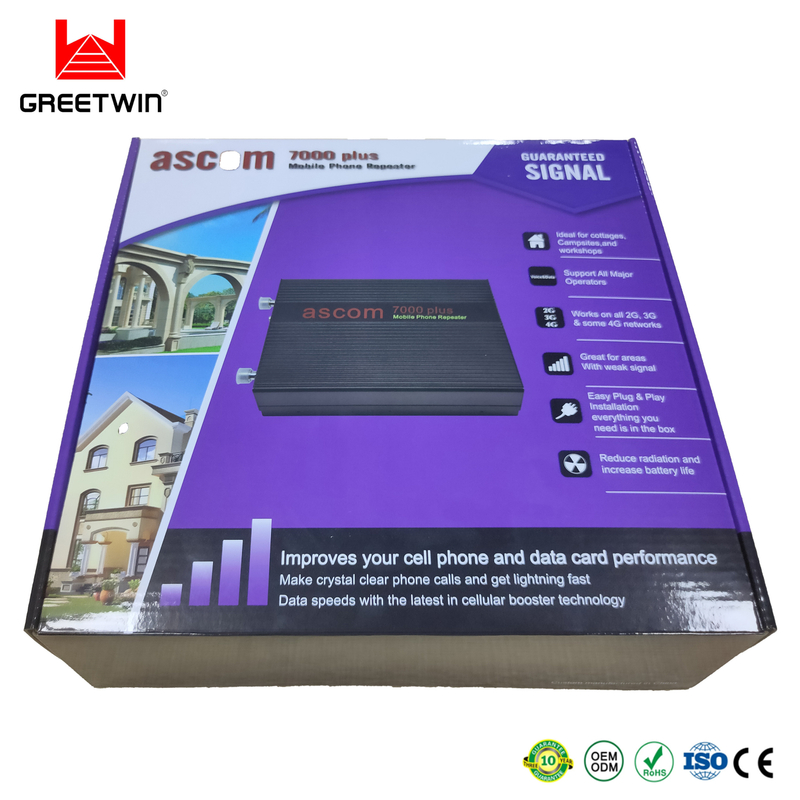 GSM900Mhz DCS1800Mhz 20dB ALC 移动信号放大器 0.01ppm