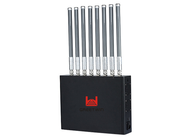 军用 VHF UHF WiFi 信号干扰器 8 通道长干扰距离