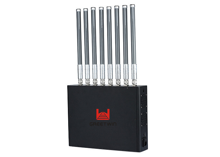 军用 VHF UHF WiFi 信号干扰器 8 通道长干扰距离