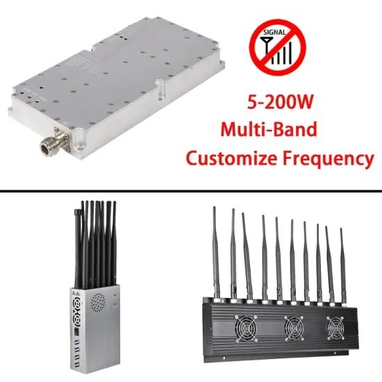 PA 模块 WiFi 1000m 50W GPS 干扰器模块 2.4G 5.8G