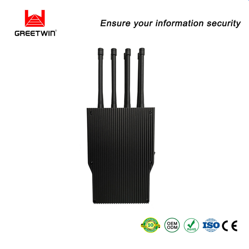 8 天线 CDMA GSM 手持信号屏蔽器 3G 4G 信号隔离器 10W