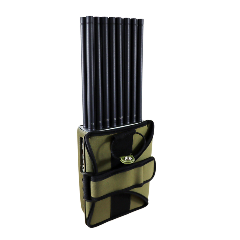 12000mAh VHF LOJACK 电话信号屏蔽器 18 频段 ISO9001