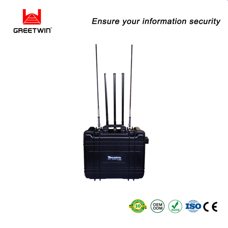 GPS AC240V 80W VHF UHF 信号阻断器 ISO9001 4G 电话信号屏蔽器