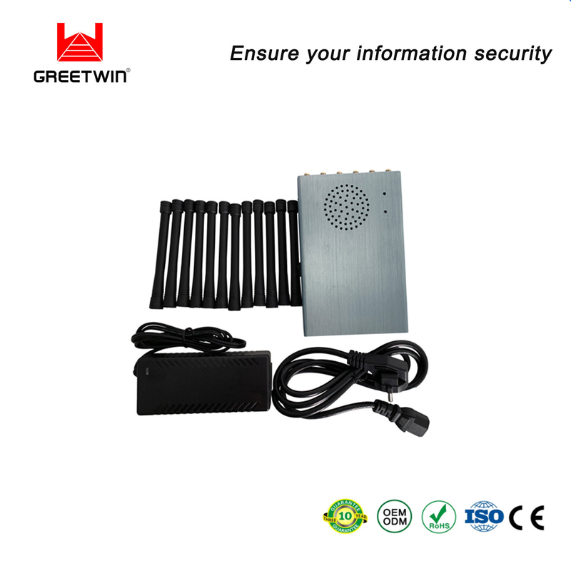3G UMTS 895MHz 电话信号屏蔽器 ODM WiFi 蓝牙 12W