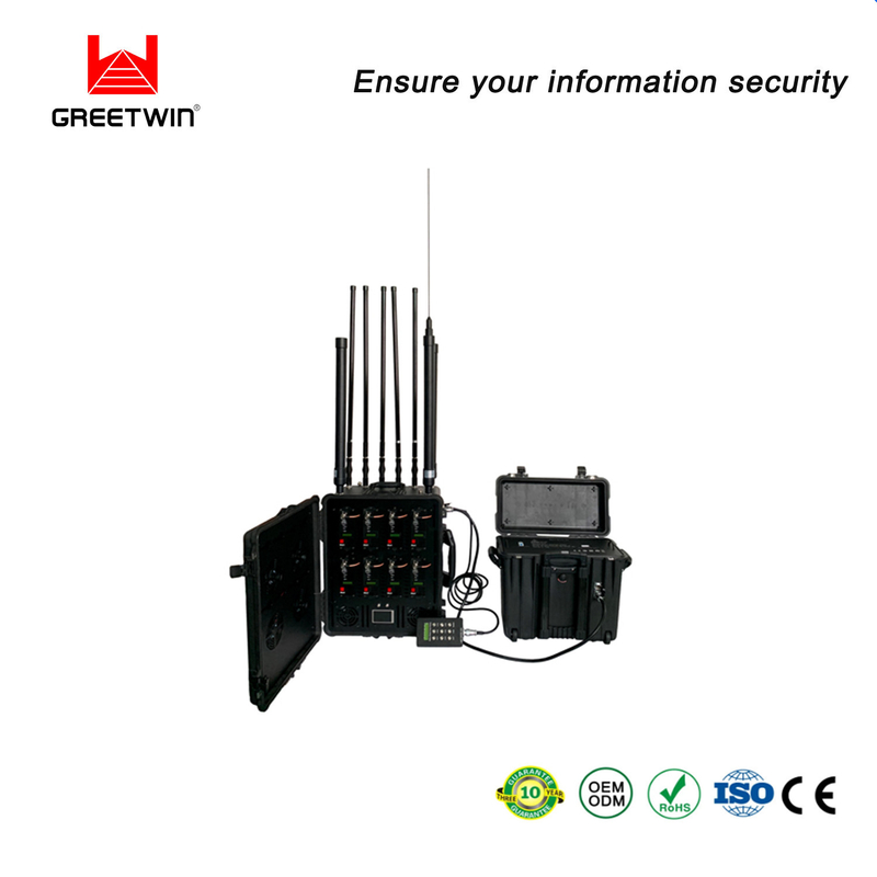 433MHz 7dBi DDS 车载炸弹干扰器 360W Signal Cell Signal Jammer
