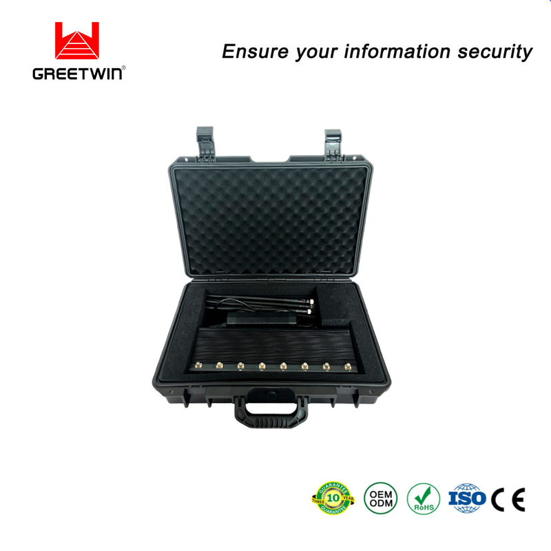 16.5W 2.5dBi 手机信号屏蔽器 WiFi 蓝牙信号射频干扰器