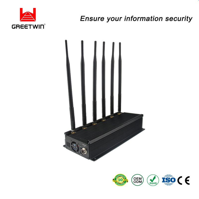 CDMA 2.5dBi 天线桌面移动干扰器 UHF VHF LOJACK GPS 拦截器