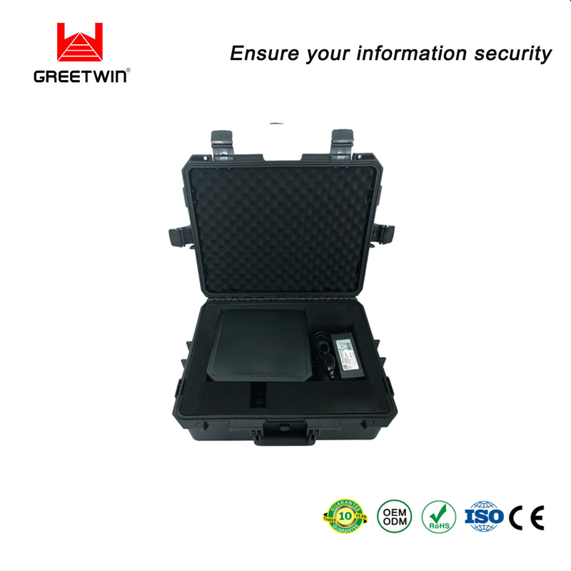 28W GPS WiFi 3G 4G 无人机信号干扰器 Lojack 4 频段