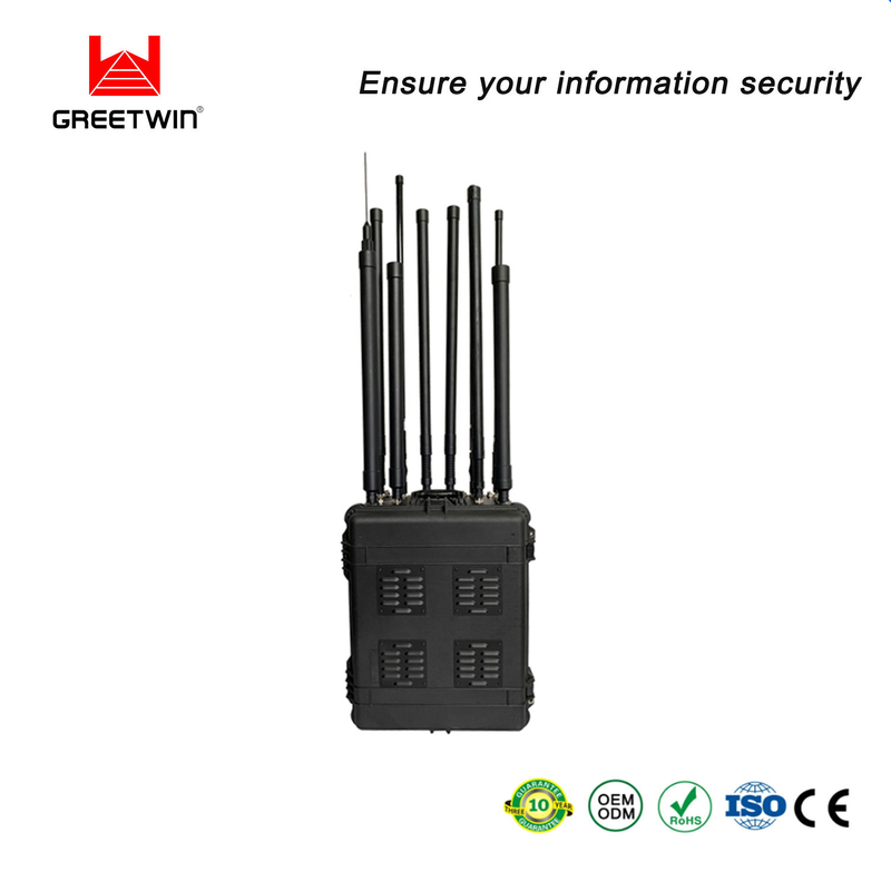 RCIED DDS 10 天线手机干扰器 2G 3G 4G 5G 2.5dBi 100W VHF