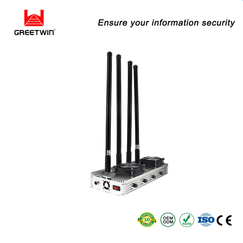 4 频段 80w Wifi GPS 4G 桌面干扰器手机 150m
