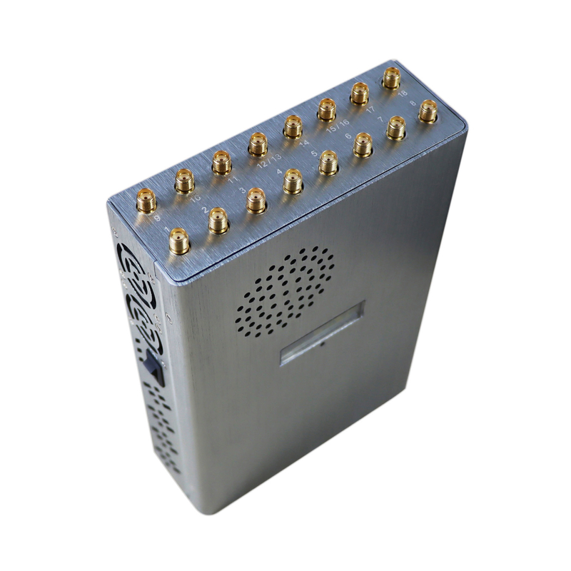 12000mAh VHF LOJACK 电话信号屏蔽器 18 频段 ISO9001