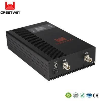 23dBm 信号中继器 Egsm900 Dcs1800 LTE2600 手机 B8 B3 B7 信号增强器带 LCD 显示屏
