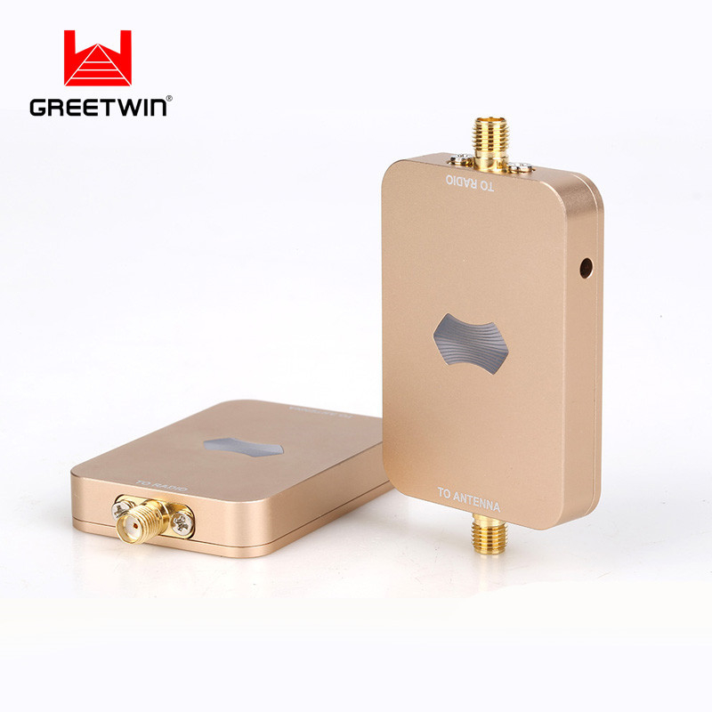 5.8GHz 双频 2w 无人机无人机 FPV Wifi 中继器铸铝
