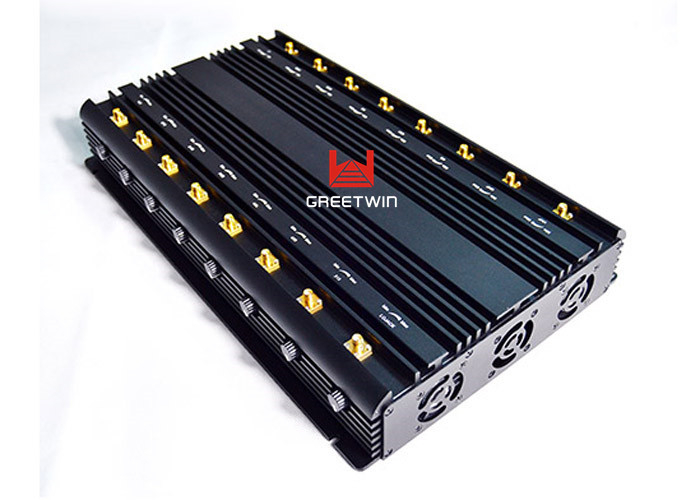 16 天线 VHF UHF 电话信号扰频器 3G 2100 LTE 2600 MHz 全频段
