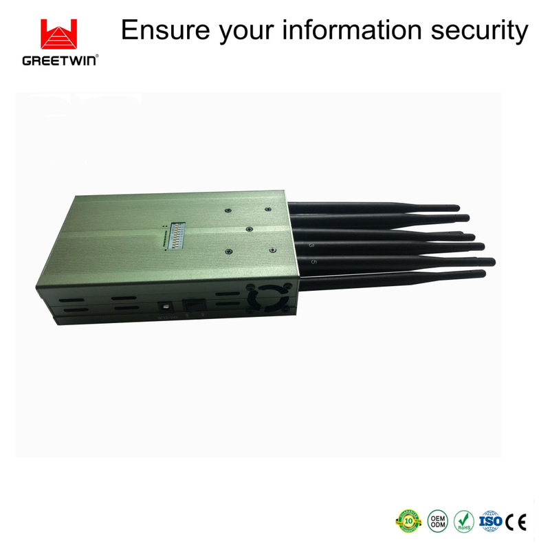 7W 20 米 2.5dBi 天线便携式射频干扰器 3G 4G