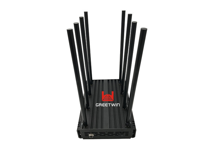 8 天线台式 GSM DCS 3G 4G WIFI 手机信号屏蔽器套装，适用于欧洲