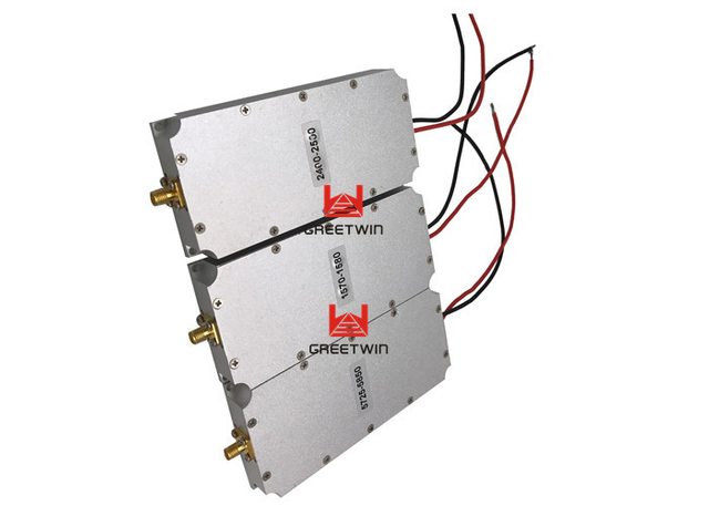 远程 50W WIFI GPS 无人机干扰器模块无人机无人机频率阻断器 WIFI 2.4G 5.8G GPS