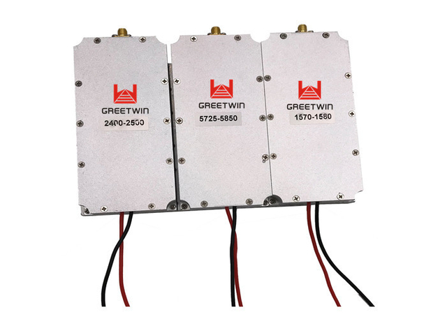 30W 2G 3G 手机信号屏蔽模块 GSM UHF 射频信号屏蔽器