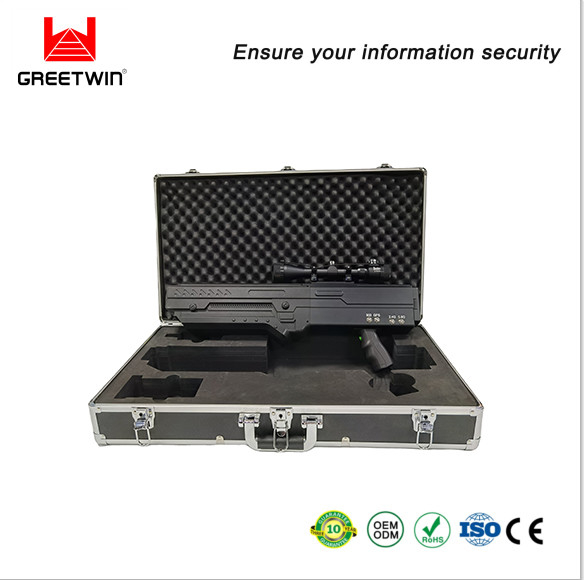 GPS WiFi 2.4G 5.8G 240W 900MHz 便携式无人机干扰器