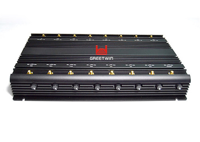 38W 16 波段​​大功率信号干扰器 Lojack 手机 Gps 干扰器
