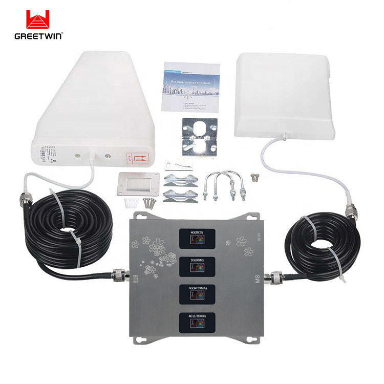 4 频段 1.5 VSWR 2600MHz Gsm 信号增强器 65dB 增益