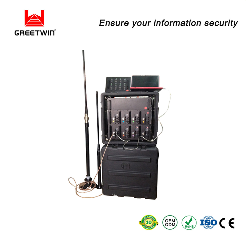 20MHz-2700MHz 590w军用信号屏蔽器便携式RCIED手机干扰器