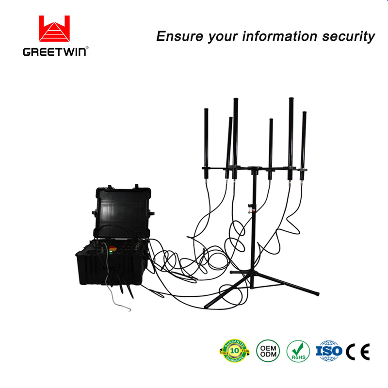 50AH 1000m 560W 军用信号屏蔽器 可调输出功率 ISO9001