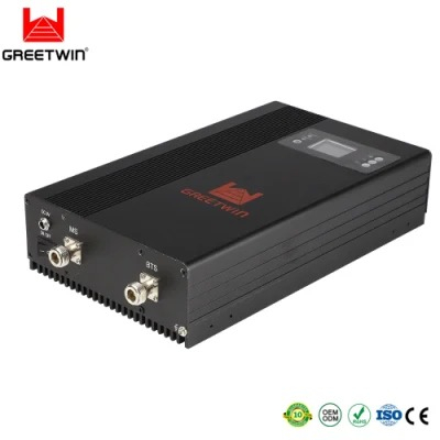 23dBm 信号中继器 Egsm900 Dcs1800 LTE2600 手机 B8 B3 B7 信号增强器带 LCD 显示屏