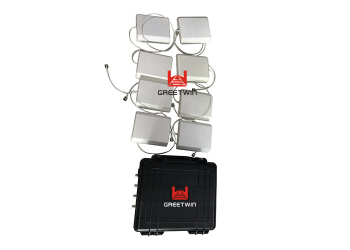 8 波段监狱无人机干扰器 GPS、WIFI、手机信号干扰器屏蔽 150m 65W