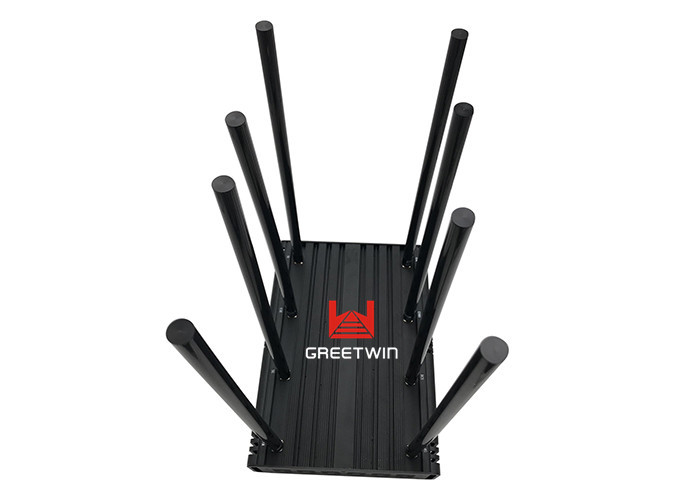 8 天线台式 GSM DCS 3G 4G WIFI 手机信号屏蔽器套装，适用于欧洲