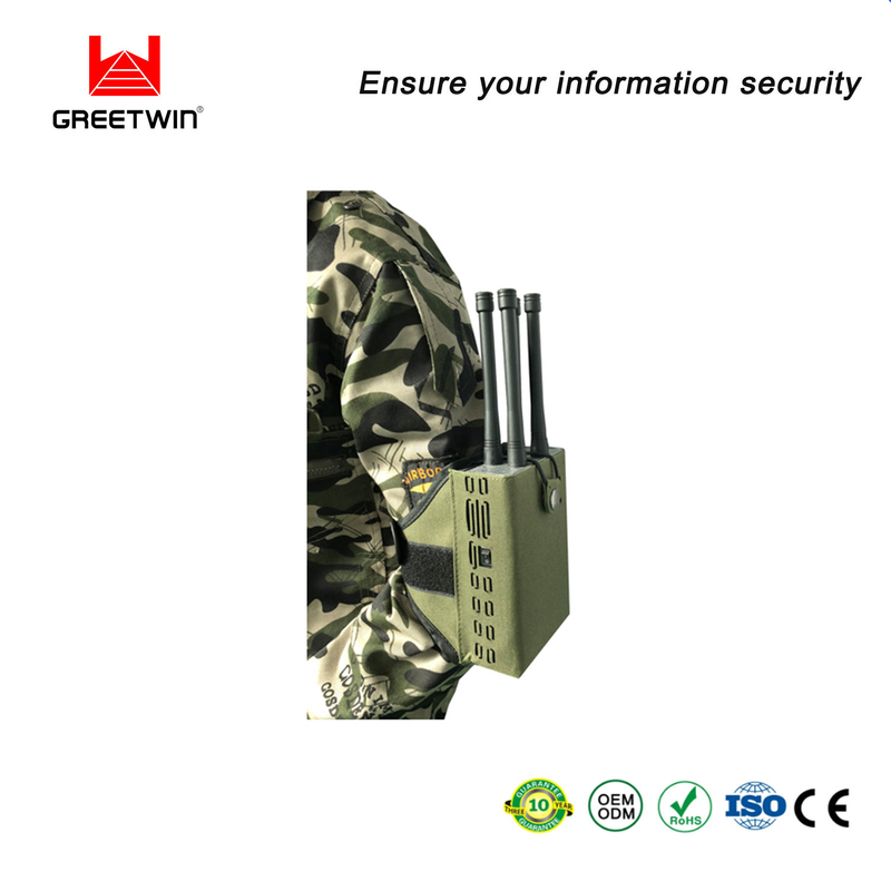 WiFi 蓝牙 20W GPS 信号干扰器 4 通道 50m 无线