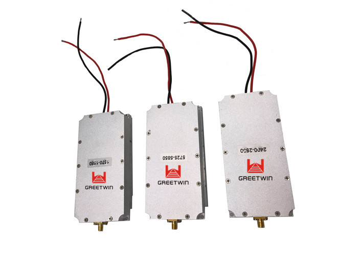 远程 50W WIFI GPS 无人机干扰器模块无人机无人机频率阻断器 WIFI 2.4G 5.8G GPS