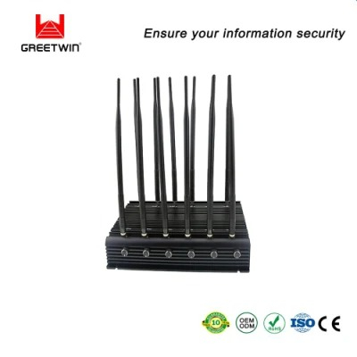 Greetwin 桌面信号干扰器 12 天线 34W 5g WiFi GPS 10-40 米 